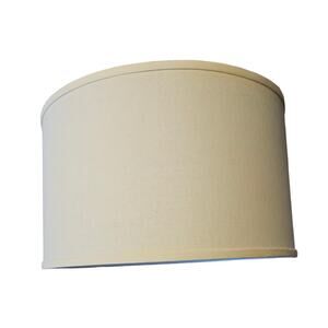 Fenchel17" Top Diameter x 17" Bottom Diameter 9" Height Cylinder Drum Lampshade